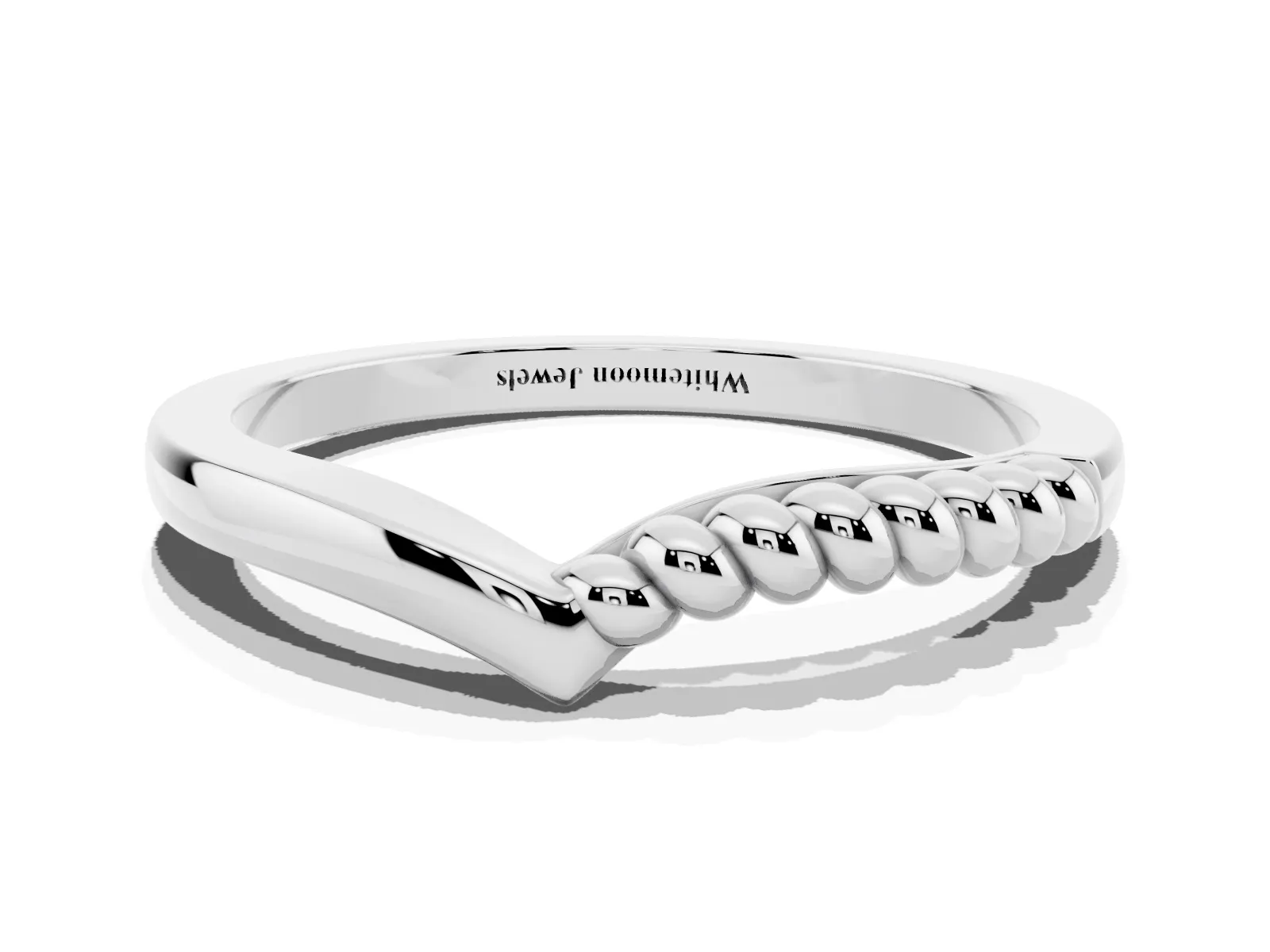Twisted Solitaire Round Cut Knife Edge Prong Ring Silver